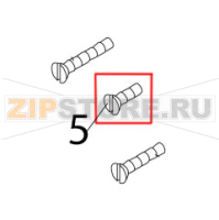 Slotted screw st.acidres. M5x16 DIN963 Bear Varimixer AR80 VL-1S