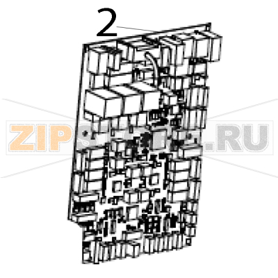 Kit laminator main controller PCBA Zebra ZXP 8 Kit laminator main controller PCBA Zebra ZXP 8Запчасть на деталировке под номером: 2
