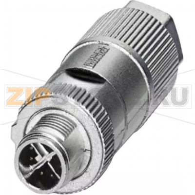 Разъем, 8 контактов MOXA M12X-8PMM-IP67-HTG 