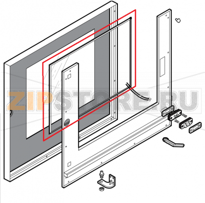 Glass gasket Lainox ME061T    Glass gasket Lainox ME061TЗапчасть на сборочном чертеже под номером: 17Название запчасти на английском&nbsp;языке: Glass gasket Lainox ME061T