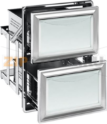 КАССЕТНЫЙ ЯЩИК СТЕКЛЯННЫЙ ДВА ЯРУСА 