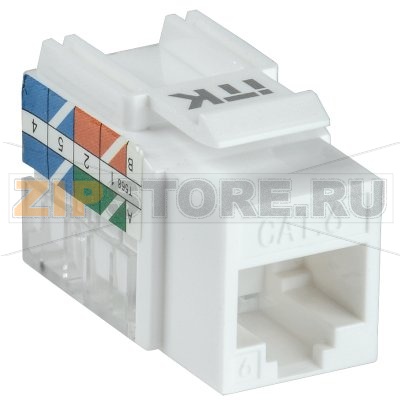Модуль Keystone Jack кат. 6 UTP 110 IDC 180 град. 