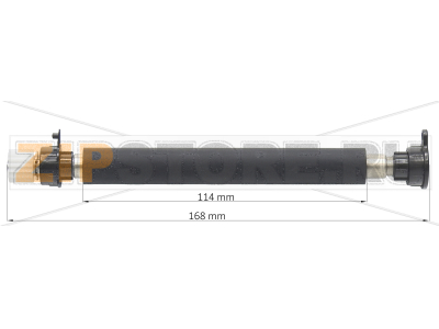 Platen roller assembly (For 300 dpi) TSC ME240 Platen roller assembly (For 300 dpi) TSC ME240Запчасть на деталировке под номером: 6