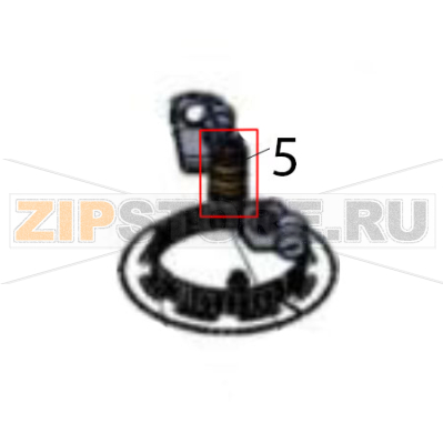Copper ring pulley Hurakan HKN-C1 Copper ring pulley Hurakan HKN-C1Запчасть на деталировке под номером: 5