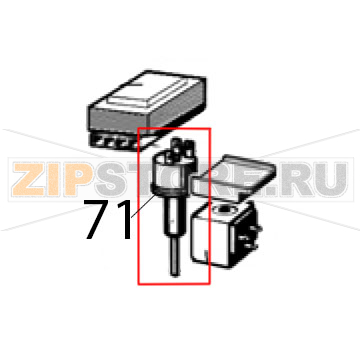 Safety pressure switch Ugolini MT 3 Safety pressure switch Ugolini MT 3Запчасть на деталировке под номером: 71