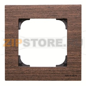 Рамка одноместная, дерево венге ABB 2CLA857100A2101 