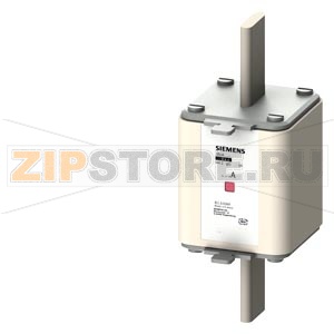 ПЛАВКАЯ ВСТАВКА НИЗКОВОЛЬТНАЯ GL/GG С НЕИЗОЛИРОВАННЫМИ ВЫСТУПАМИ ДЛЯ МОНТ./ДЕМОНТ. С ЦЕНТРАЛЬНЫМ ИНДИКАТОРОМ ТИПОРАЗМЕР 2, Iном.=315A, Uном.=690В Siemens 3NA7252-6 