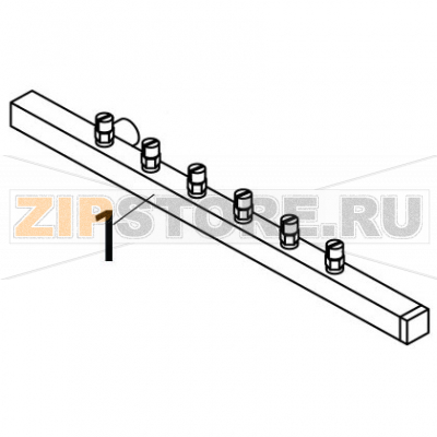 Sprayers bar assembly Brema IC 18 Sprayers bar assembly Brema IC 18Запчасть на деталировке под номером: 1Название запчасти Brema на английском языке: Sprayers bar assembly IC 18.