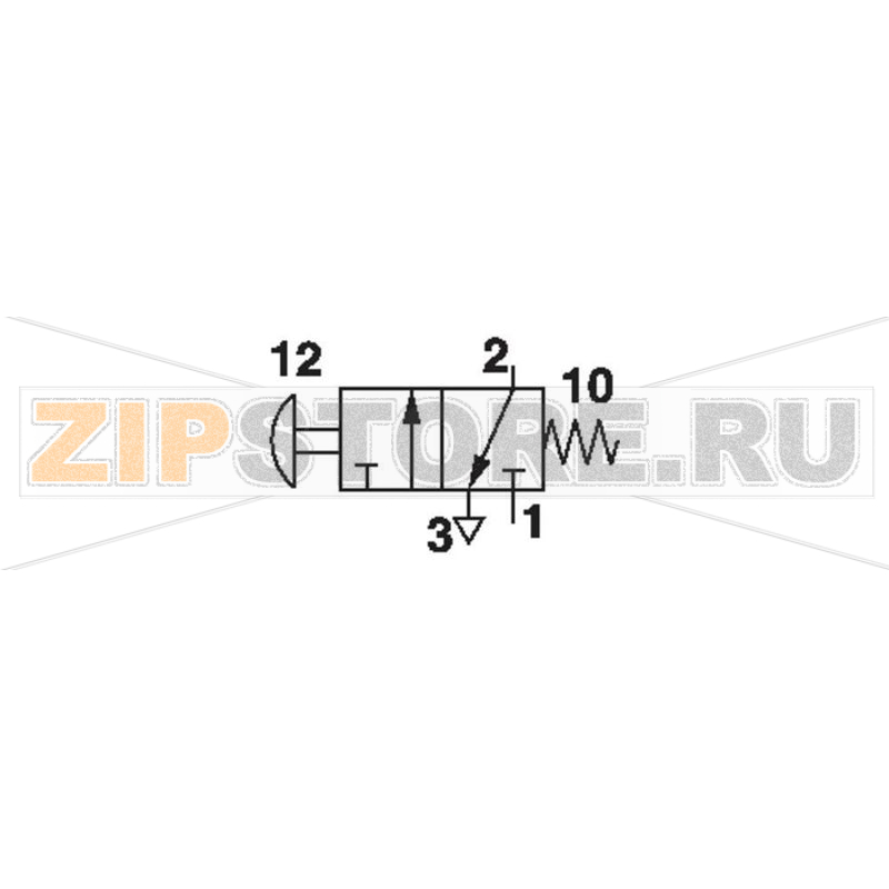 Клапан пневматический с ручным управлением, G1/4, 10 бар, 1 шт Norgren 3060402 