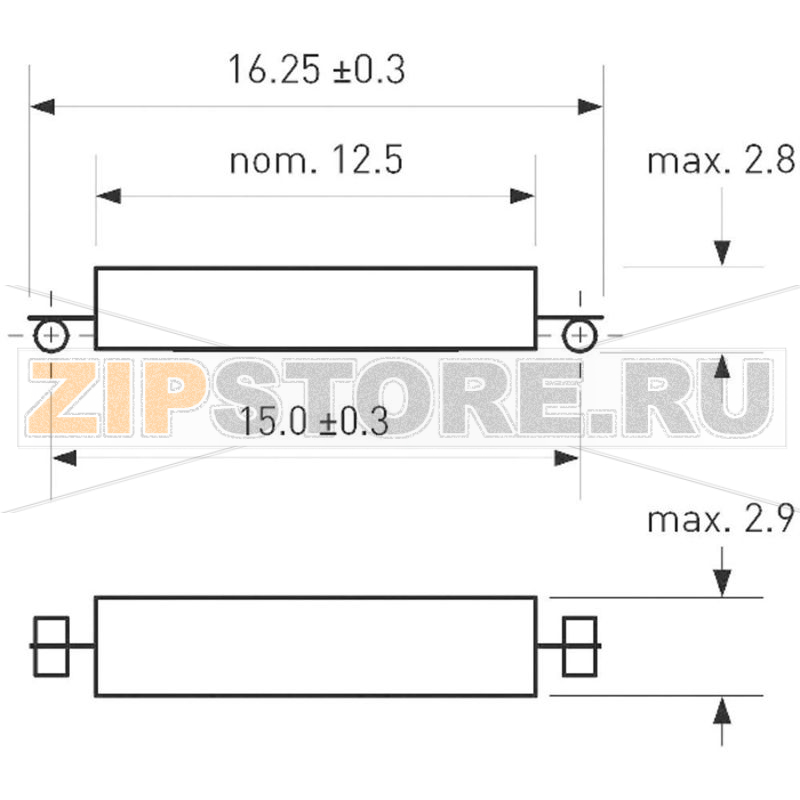 Геркон SMD 180 В/DC, 130 В/AC, 0.7 A, 10 Вт PIC PMC-1001TH 