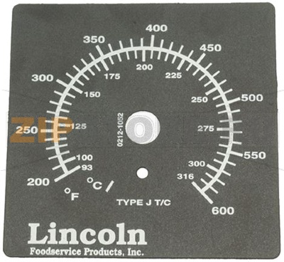 CALIBRATED PLATE 200-600°F/93-316°C 