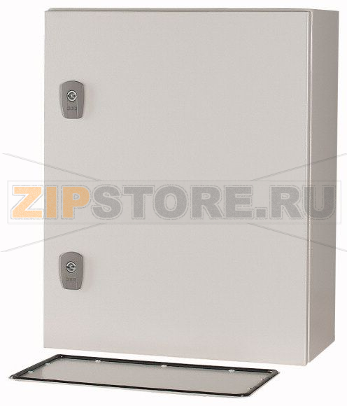 Щит металлический навесной с монтажной платой, ДхШхВ=200x400x500 мм Eaton CS-54/200 