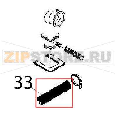 Rubber hose Ø: 30, Ø: 20 Angelo Po FM611E1 Rubber hose Ø: 30, Ø: 20 Angelo Po FM611E1Запчасть на деталировке под номером: 33