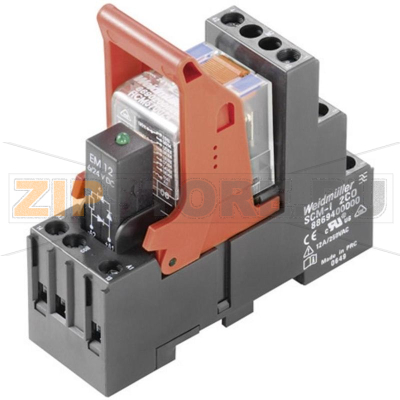 Модуль реле интерфейсный 24 В/AC, 10 А, 1 шт Weidmüller RCMKIT-I 24VDC 3CO LD 