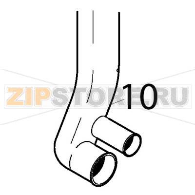 Washing pipe Silanos E1000 Washing pipe Silanos E1000Запчасть на деталировке под номером: 10