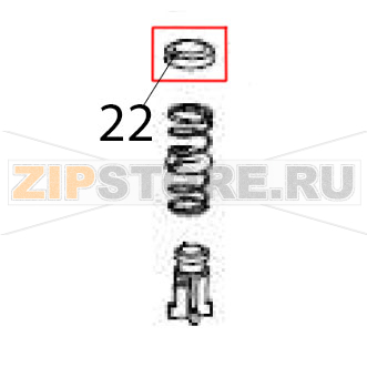 Water tank o-ring Hurakan HKN-ME717 Water tank o-ring Hurakan HKN-ME717Запчасть на деталировке под номером: 22