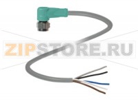 Кабель датчика-исполнительного устройства Female connector V1-WV4A-25M-PVC Pepperl+Fuchs