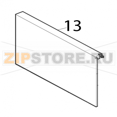 Facciatina esterna sup PG finito Elettrobar Niagara 2150 Facciatina esterna sup PG finito Elettrobar Niagara 2150Запчасть на деталировке под номером: 13