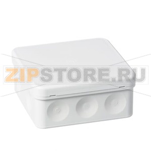 Коробка распределительная 104х104 мм, квадратная, IP55, белая ABB 2TKA140002G1 