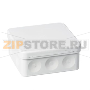 Коробка распределительная 104х104 мм, квадратная, IP55, белая ABB 2TKA140002G1 