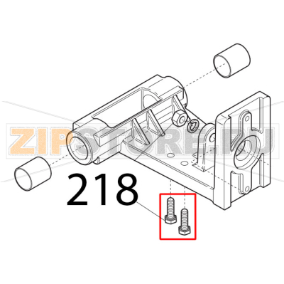 Vite TE T.F. DIN933, M6x22 Sirman Canova 300 Vite TE T.F. DIN933, M6x22 Sirman Canova 300Запчасть на деталировке под номером: 218