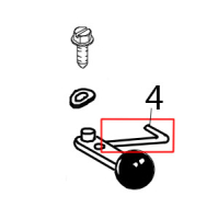 Link latch KitchenAid 5K45SSEWH
