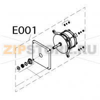 Motor 200/230V P3 with reduced fan spe Convotherm OES 6.10