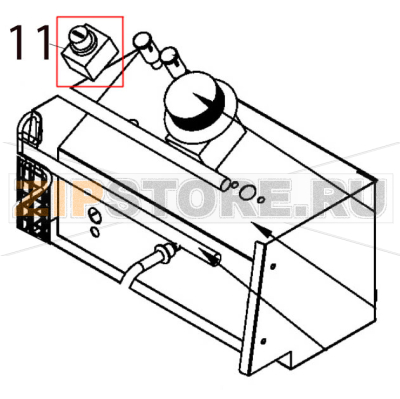 Temperature limiter Hurakan HKN-FR6L Temperature limiter Hurakan HKN-FR6LЗапчасть на деталировке под номером: 11