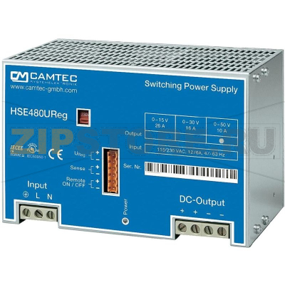 Блок питания лабораторный 0-15 В/DC, регулируемый, 26 А, 480 Вт Camtec HSEUreg04801.15T 