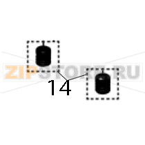 Compression spring (black) TSC TE300 Compression spring (black) TSC TE300Запчасть на деталировке под номером: 14