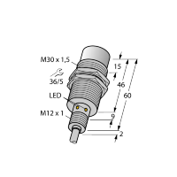 Датчик индуктивный Turck NI30U-EM30WD-AP6X