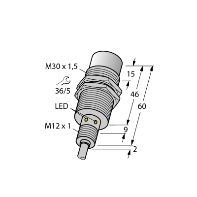 Датчик индуктивный Turck NI30U-EM30WD-AP6X 