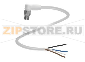 Кабель датчика-исполнительного устройства Cable connector V1S-WV4A-2M-PP-H1 Pepperl+Fuchs Описание оборудованияSingle-ended male cordset, M12, V4A stainless steel, hygienic design, 4-pin, PP cable