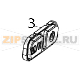 Keys button TSC Alpha-2R Keys button TSC Alpha-2RЗапчасть на деталировке под номером: 3