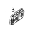 Keys button TSC Alpha-2R