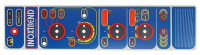 DASHBOARD PLATE 6 GR. ELECTR. CONVECTION