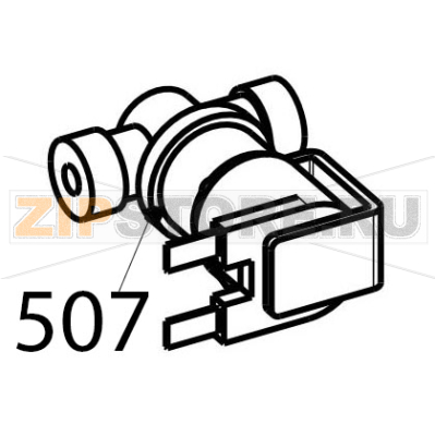 Solenoid valve mod. 701, JG6 NC Tecnoinox EFB10DSL Solenoid valve mod. 701, JG6 NC Tecnoinox EFB10DSLЗапчасть на деталировке под номером: 507