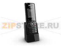 SNOM M65  Беспроводной DECT телефон профессионального назначения для базовых станций М300, М700 и М900. Цветной экран TFT высокого разрешения, До 250 часов в режиме ожидания, Локальная и общая записная книжка, Разъем 3,5 мм для гарнитуры, Беспроводное обн