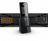 SNOM M65  Беспроводной DECT телефон профессионального назначения для базовых станций М300, М700 и М900. Цветной экран TFT высокого разрешения, До 250 часов в режиме ожидания, Локальная и общая записная книжка, Разъем 3,5 мм для гарнитуры, Беспроводное обн
