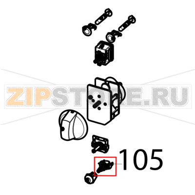 Switch SR.CM NO H1012 Tecnoinox EFC10M Switch SR.CM NO H1012 Tecnoinox EFC10MЗапчасть на деталировке под номером: 105