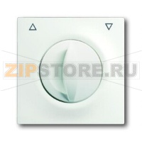 Плата центральная с поворотной ручкой, белая ABB 2CKA001753A0164