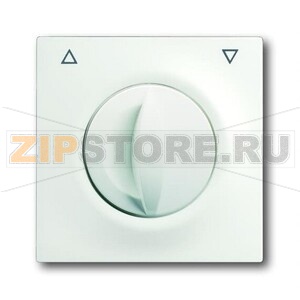 Плата центральная с поворотной ручкой, белая ABB 2CKA001753A0164 