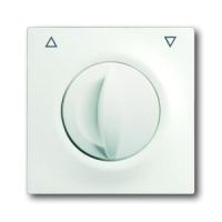 Плата центральная с поворотной ручкой, белая ABB 2CKA001753A0164