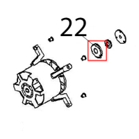 Ring gasket support Angelo Po FX101E1