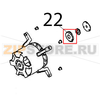Ring gasket support Angelo Po FX101E1 Ring gasket support Angelo Po FX101E1Запчасть на деталировке под номером: 22