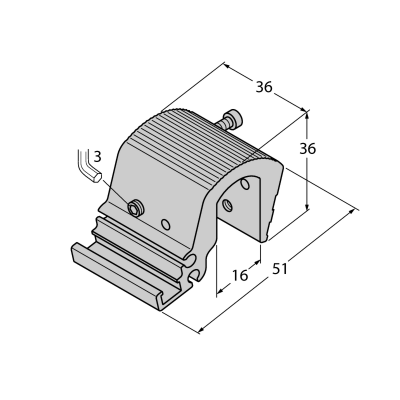 Кронштейн монтажный Turck KLZ51-INT 