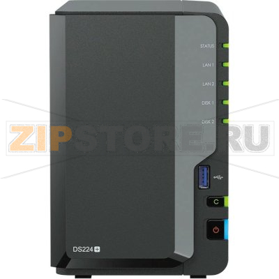 Накопитель сетевой 2 Гб, DDR4 Synology DS224+ 