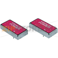 Преобразователь DC/DC, печатный монтаж, ±12 V/DC, 625 mA Traco Power TEN 15-1222