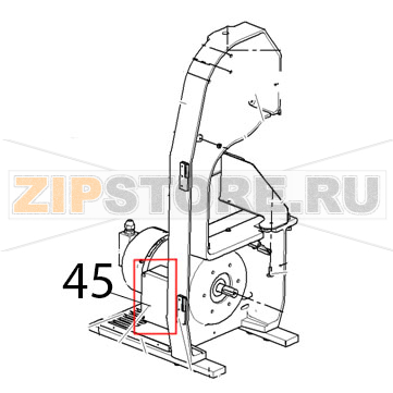 Electrical box (with contacter) Viatto HLS-1650A Electrical box (with contacter) Viatto HLS-1650AЗапчасть на деталировке под номером: 45
