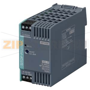 SITOP PSU100C 24 V/2.5 A СТАБИЛИЗИРОВАННЫЙ БЛОК ПИТАНИЯ, ВХОД: ~120-230 В, ВЫХОД: =24 В/2.5 A Siemens 6EP1332-5BA00 